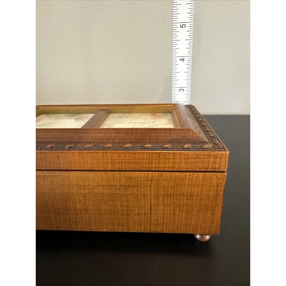 Cottage Garden Sankyo Jewelry Music Box & Photo‎ Frame What a Wonderful World